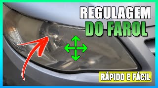 GOL G5  COMO REGULAR O FAROL SIMPLES E FÁCIL [upl. by Anilyx]