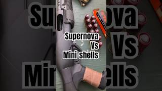 BENELLI VS MINI SHELLS  SUPERNOVA  Will they cycle gun shotgun benelli [upl. by Yaned177]