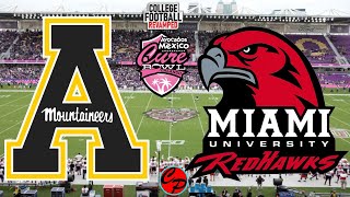 Cure Bowl App State vs Miami Ohio NCAA Football 14 Revamped Sim [upl. by Siward]