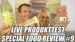 LIVE Vegan Produkttest 9  AUFGEGESSEN  Food Review  FITNESSIDDE [upl. by Licko]