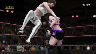 WWE 2K Stardom AZM vs Saori Anou  Stardom Season 1  Episode 10 [upl. by Kallista591]