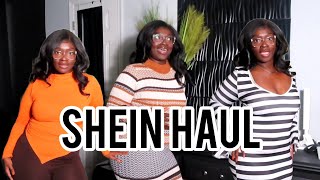 Shein Haul Cute Fall Dresses tops and more GIVEAWAY Details Included [upl. by Peri268]