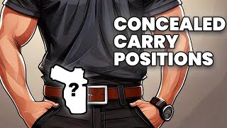 9 Concealed carry positions 6 unusual ones [upl. by Dulciana837]