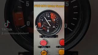 V100 MTU Motor Sound [upl. by Avlem]