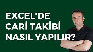 Excel Cari hesap takibi yapmak Excel de Cari Takibi 186video  Ömer BAĞCI [upl. by North379]