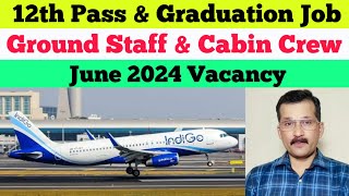 Indigo Airlines  Ground Staff vacancy  Airline Airport job  flyairAcademy [upl. by Esyle205]