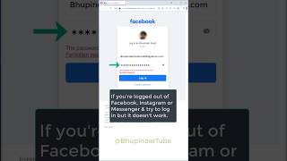 Cant log into Facebook Instagram or Messenger facebookdown instagramdown [upl. by Bogie]