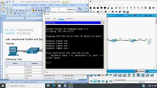 362 Lab  Implement VLANs and Trunking [upl. by Lyndel149]