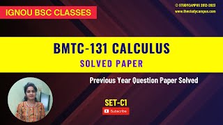 bmtc 131 solved previous questions  calculus  C1 [upl. by Aguayo]