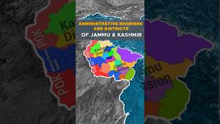 Jammu amp Kashmir  Districts shorts geography india jammukashmir district upsc ssc learn [upl. by Adnyc]