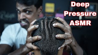 Strong Wrist Barber Doing Strong Deep Pressure Head Massage ASMR  Neck Cracking Deep Tissue Massage [upl. by Odlanyar]