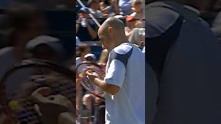 ICONIC Agassi vs Hewitt point 🔥 [upl. by Yhpos]