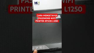 Cara Mengetahui Password Wifi Printer Epson Ecotank L1250 [upl. by Una]