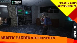 FULL VOD PFlax amp Muntacus play Abiotic Factor Sep 25 2024  quotStreaming in support of Sarcoma UKquot [upl. by Azeria]