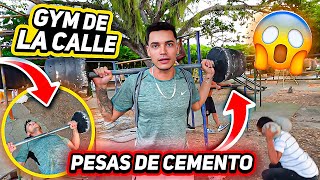 VOY A UN GIMNASIO HECHO DE CEMENTO XD  TATTO VLOGS [upl. by Fulcher]