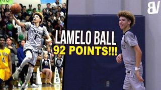 LaMelo Ball 92 Point Game FULL HIGHLIGHTS 41 Points In 4th Could NOT MISS ANYTHING [upl. by Nosdrahcir]