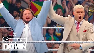 MUST WATCH AJ Styles Addresses His Future  WWE SmackDown Highlights 53124  WWE on USA [upl. by Ansley]