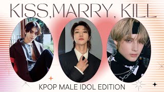 KISS MARRY KILL  Male Idol Version HARD HARD [upl. by Skcirdnek386]