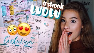 📝ICH BEWERTE EURE LERNBLÄTTERSCHÖNE NOTIZEN  shook  JustSayEleanor Inspiration Motivation [upl. by Jonas]