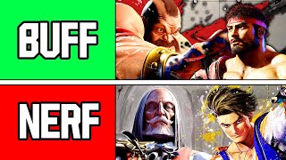 The First SF6 Season 2 Tier List [upl. by Kinzer]