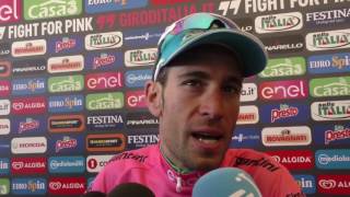 Vincenzo Nibali indossa la maglia rosa del Giro dItalia 2016 quotBisogna sempre provarciquot [upl. by Lemuel]