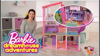 Barbie  Barbie® DreamHouse Step by Step Assembly [upl. by Oilegor]