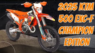 2025 KTM 500 EXCF CHAMPION EDITION [upl. by Aslehc]