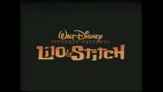 Lilo amp Stitch 2002 Trailer Version 1 Histeria VHS Capture [upl. by Bolger]