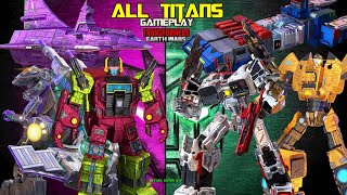 TRANSFORMERS ALL TITANS GAMEPLAY [upl. by Kenay818]