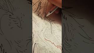 Light hearted music for a creepy drawing trending art shortsvideo drawing fyp [upl. by Vacla]