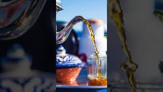 Moroccan Mint Tea Pouring Ritual A Delightful Tradition [upl. by Ehcropal328]