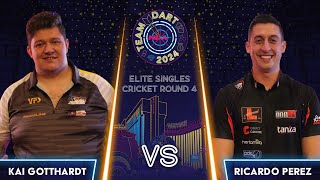 Kai Gotthardt vs Ricardo Perez  Cricket Elite Round 4  NDA Team Dart [upl. by Muna23]