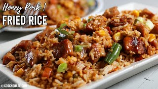 30 Minute Honey Pork Fried Rice 🍚 [upl. by Anoi]