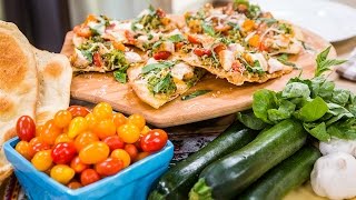 Home amp Family  How To Make Homemade Flatbread [upl. by Leahcir]