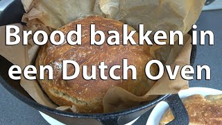 Brood bakken in een Dutch oven [upl. by Sephira]