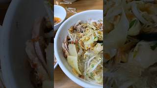 Delicious food vermicelli grilled duck pork balls bamboo shoots mixed delicious [upl. by Ettener]