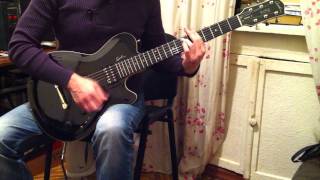 Godin ICON II Fat Black  clean channel [upl. by Rip]