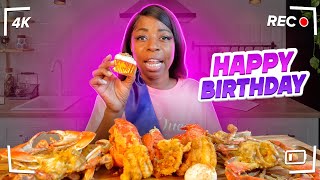 SOLO BIRTHDAY MUKBANG ADDRESSING SOME THINGS [upl. by Ojeitak850]