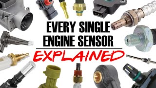 EVERY ENGINE SENSOR EXPLAINED  MAF MAP IAT TPS 02 NOx EGT  How it works location OBD2 code [upl. by Laurella866]