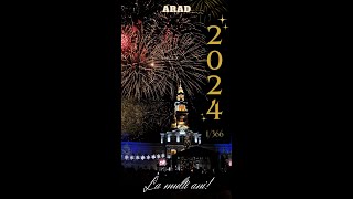 🎊🎉 REVELION 2024 🌟 Focuri de artificii 🥳🥳🥳 Romania FIREWORKS [upl. by Annodal]