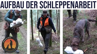 Aufbau der Schleppenarbeit  Hundeschule UB [upl. by Neva]