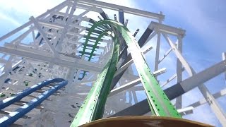 Twisted Colossus POV Six Flags Magic Mountain [upl. by Foah]