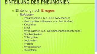 Gratis Seminar Pneumonien Teil I [upl. by Wasserman]