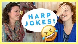 Harpist reacts to harp jokes [upl. by Zared]