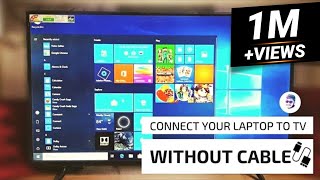 How To Connect Laptop To TV Without Any Cable Wirelessly [upl. by Joerg]