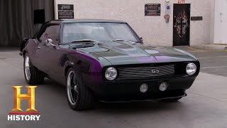 Counting Cars Dannys KILLER 1968 Chevy Camaro is SUPER SLICK Season 6  History [upl. by Akemaj]