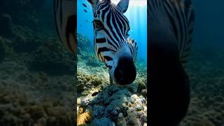 Cebra Marina cebra underwater underwaterworld cebramarina motivationalvideo fondomarino [upl. by Nywde]