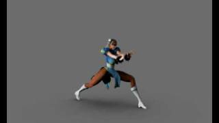 Chun Li 3D Animation [upl. by Eissahc575]