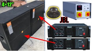 4×12quot Jbl 2 Top Setup price  ahuja Sqx850 Top price pbt1000 price [upl. by Neeleuqcaj]