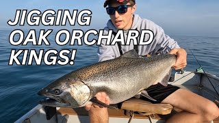 OAK ORCHARD Jigging King Salmon [upl. by Volding]